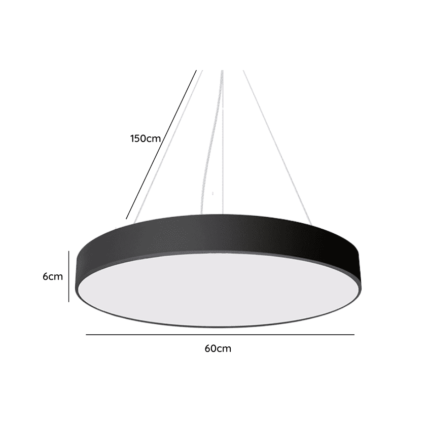 Lampara Led 45w Colgante 4000k Modelo Brihaspati Redondoonda Cerrada - Imagen 2