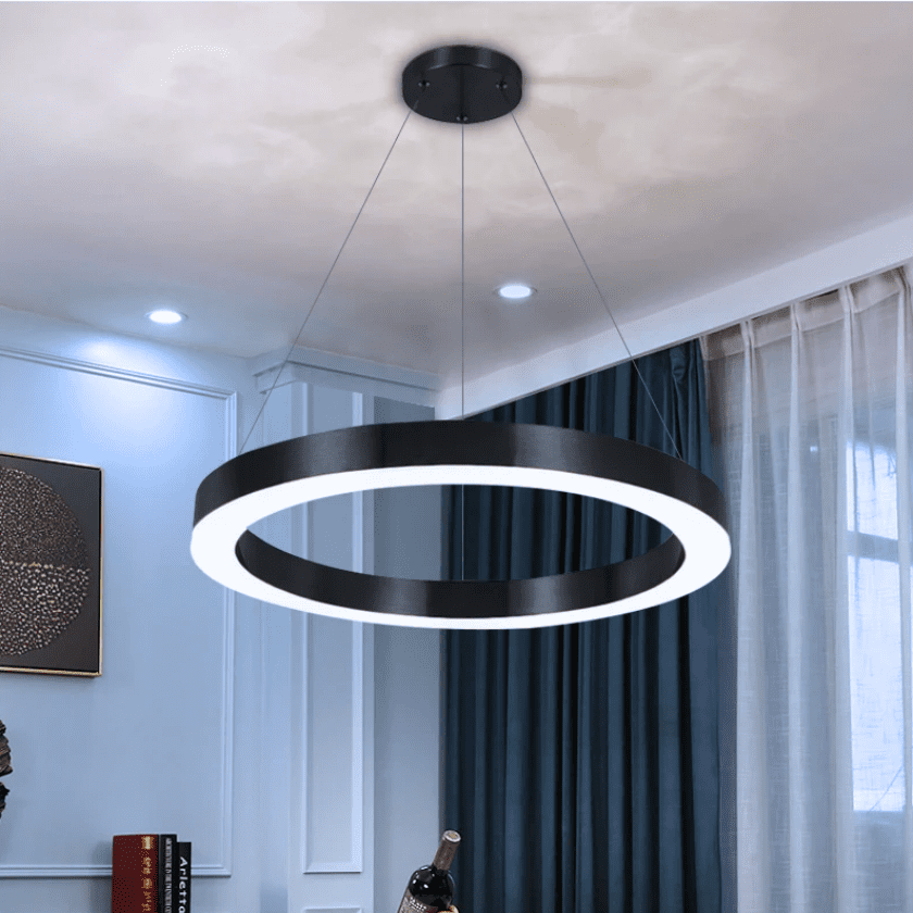 Lampara Led 42w Colgante 6000k Modelo Brihaspati Redondoonda Abierta - Imagen 3