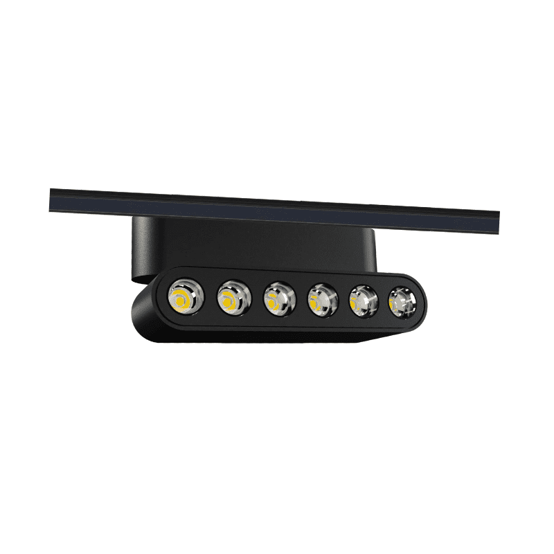 Foco Riel Magnetico 24° Cerrado Retractil 6w 48v 4000k Cygnus