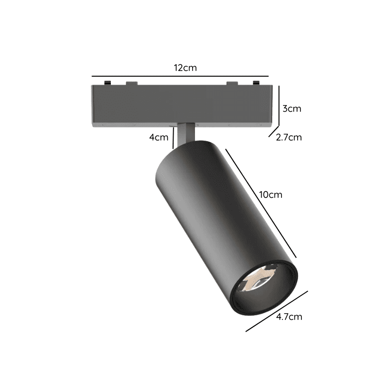 Foco Riel Magnetico 10w 48v 3000k Cygnus - Imagen 4