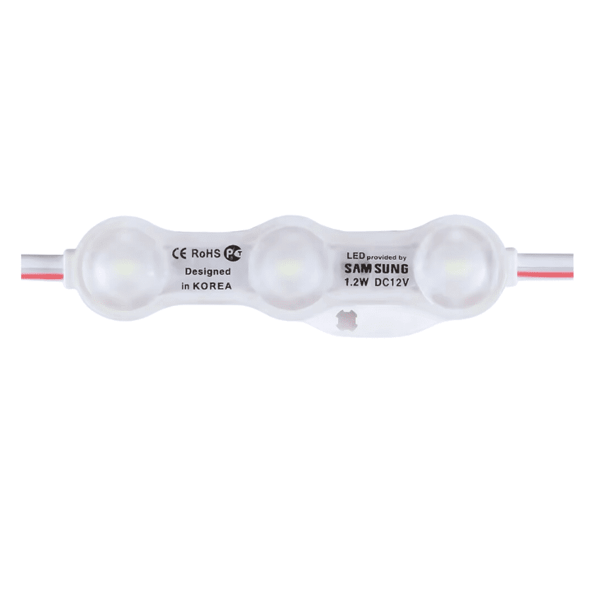 Modulo Led Dc12v 1.2w 3led Luz Fria 6500k Ip54 100pcs - Imagen 2
