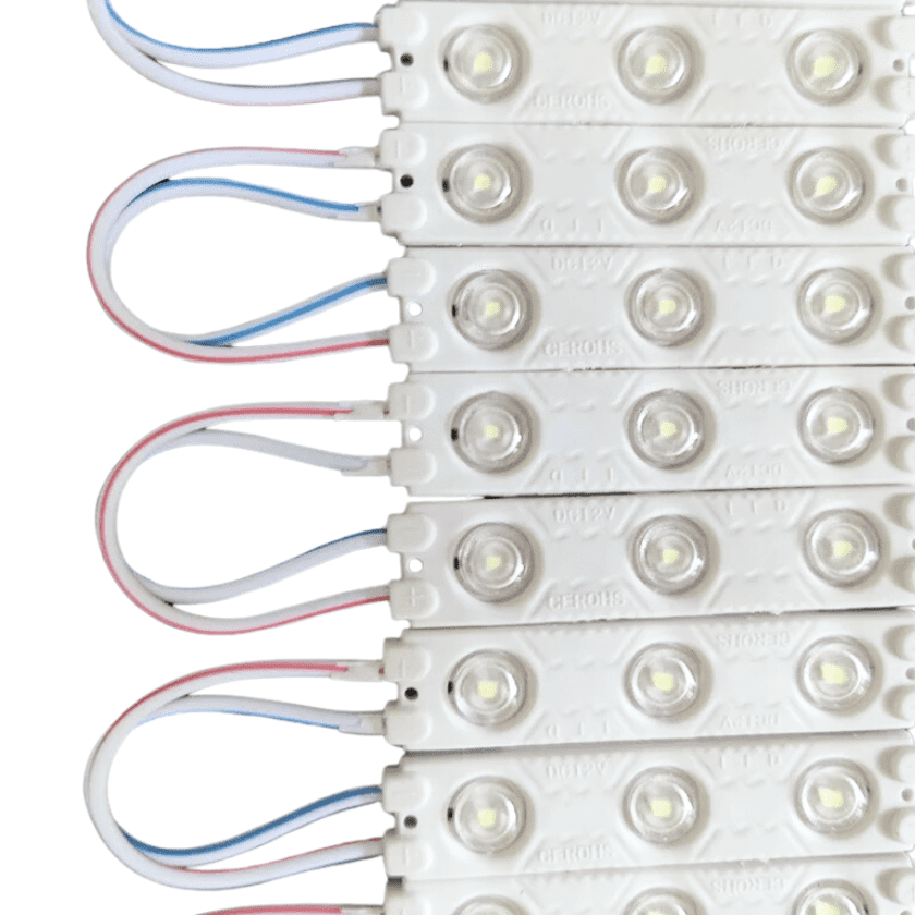 Modulo Led Dc12v 1w 3led Luz Fria 6500k Ip65 200pcs - Imagen 4