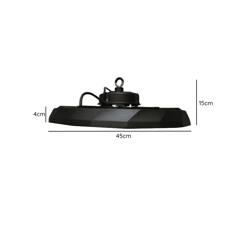Campana Ufo Profesional Dimerizable Modelo Zeta 300w 6000k 45000lm - Imagen 3