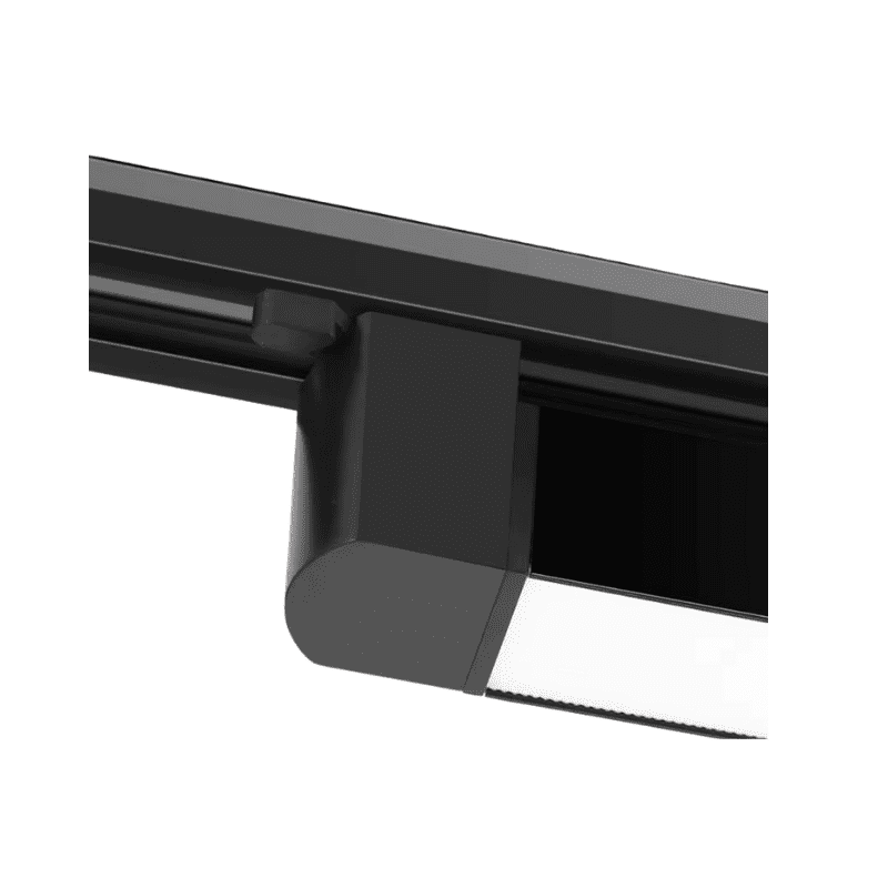 Foco Riel Monofasico Negro Empavonado Movil 20w 220v 3000k Cygnus - Imagen 4