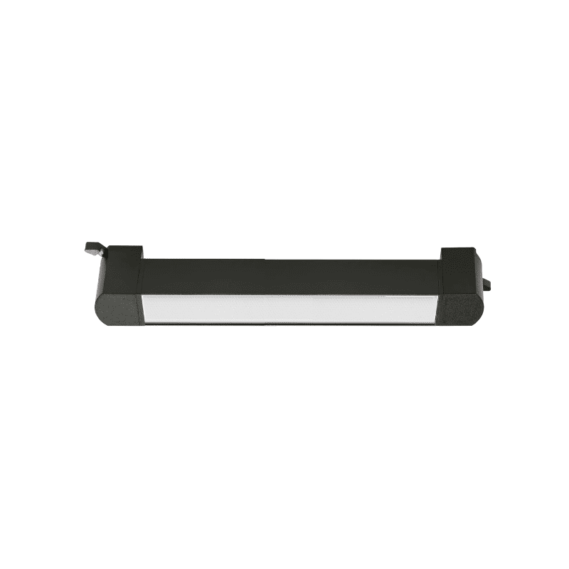 Foco Riel Monofasico Negro Empavonado Movil 20w 220v 3000k Cygnus - Imagen 2