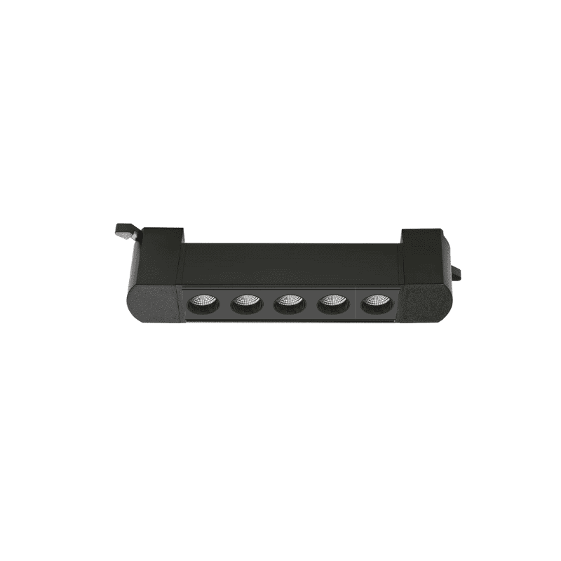 Foco Riel Monofasico Negro 24° Movil 10w 220v 4000k Cygnus - Imagen 2