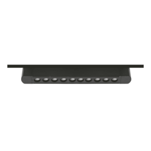 Foco Riel Monofasico Negro 24° Movil 20w 220v 4000k Cygnus