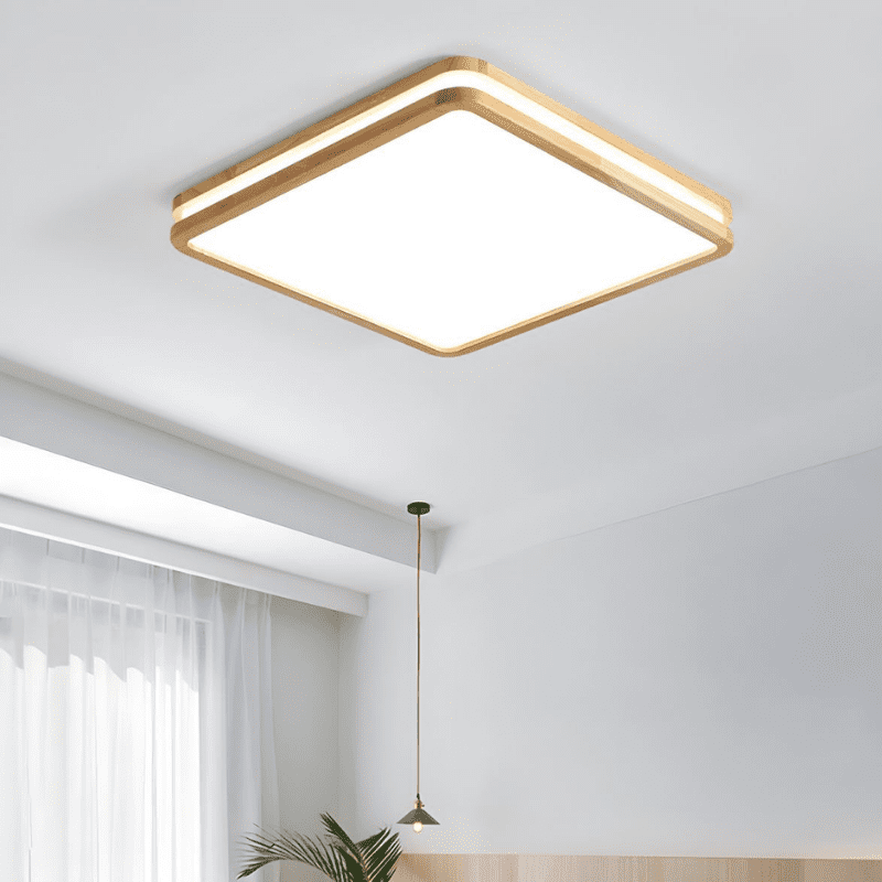Lampara Cuadrada 48w 400mm Saiph Mdf Clara 3000-4000-6000k C/Control - Imagen 6