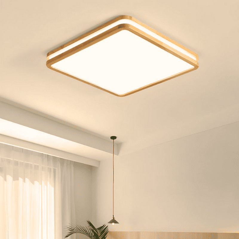 Lampara Cuadrada 48w 400mm Saiph Mdf Clara 3000-4000-6000k C/Control - Imagen 4