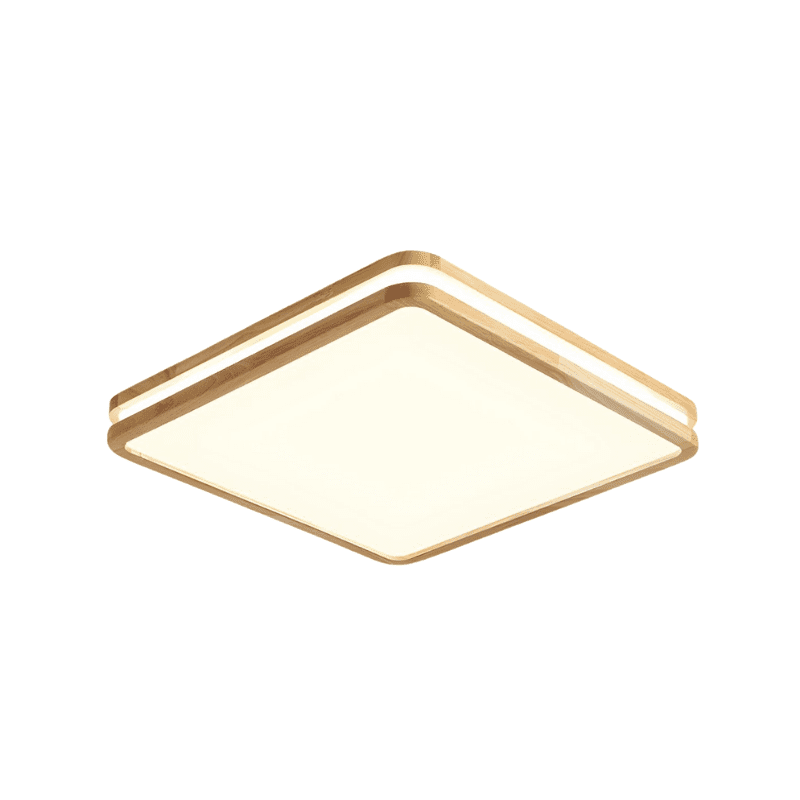 Lampara Cuadrada 48w 400mm Saiph Mdf Clara 3000-4000-6000k C/Control - Imagen 2