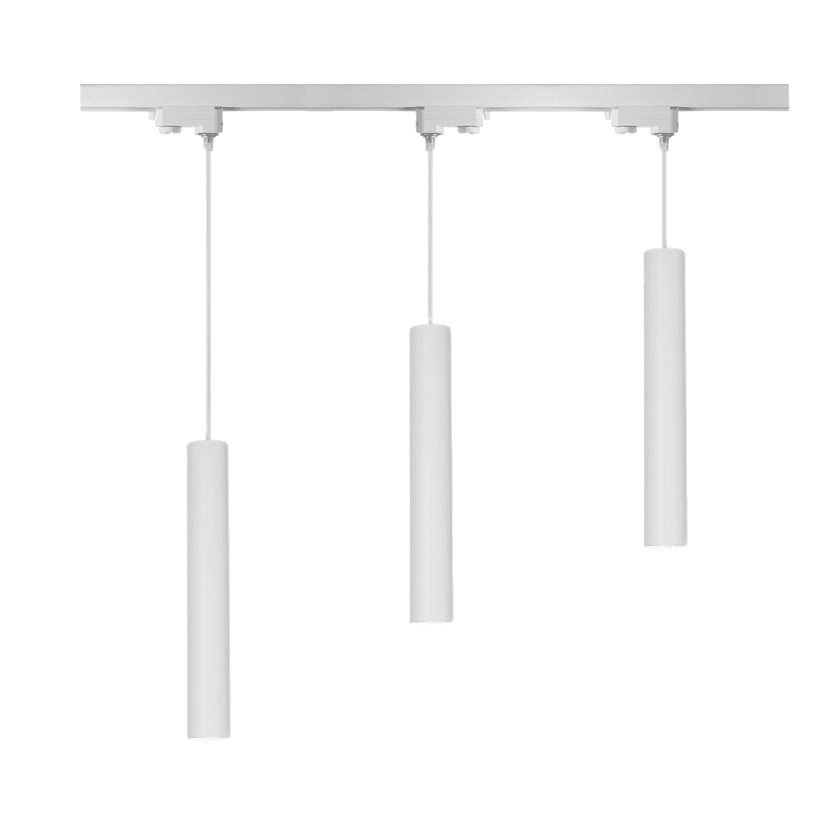 Lampara Blanca Porta Gu10 A Riel Modelo Enif 24 Meses De Garant?A - Imagen 2